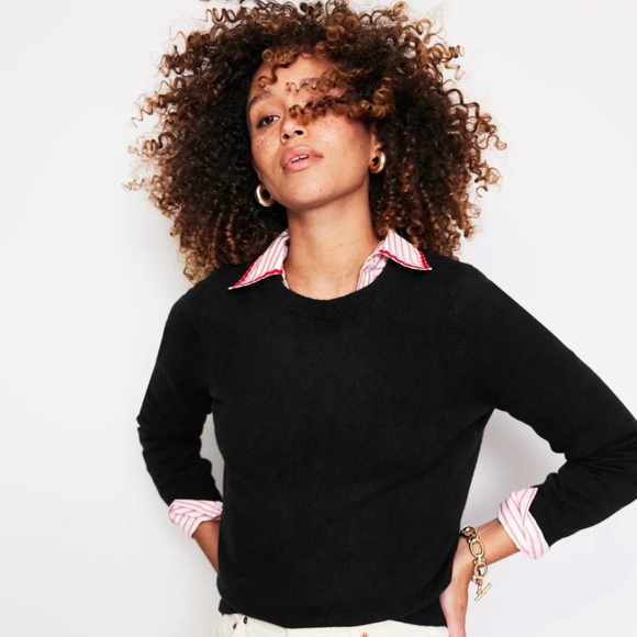 Boden black cashmere sweater in size 34/0/XS - Picture 2 of 6